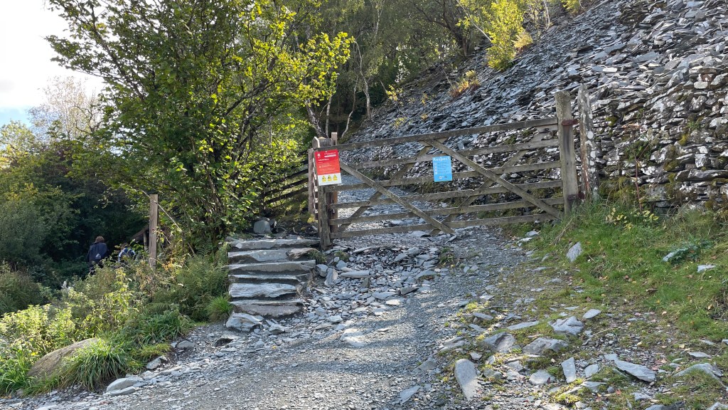 The path up to Cathedral Quarry